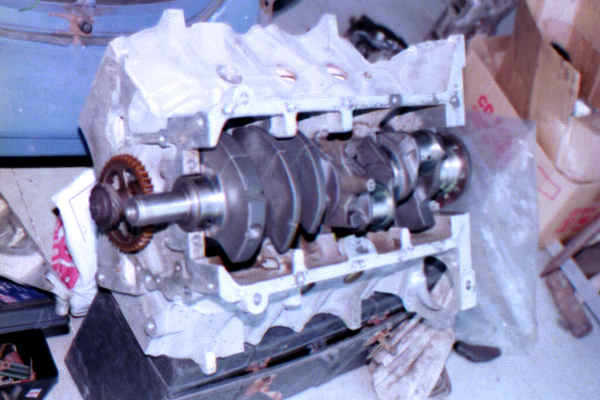 P76 block with Buick crank