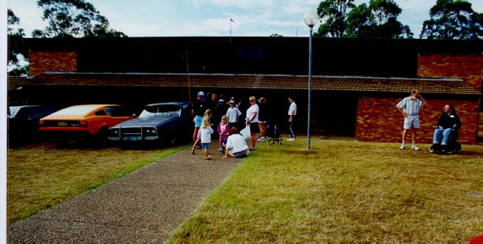 Outside the accommondation at Kurri Kurri Technical college